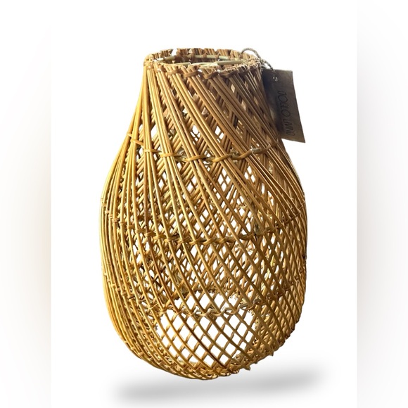 NWT Joglo Living Maluku Rattan Pendant Light Shade - Picture 4 of 9